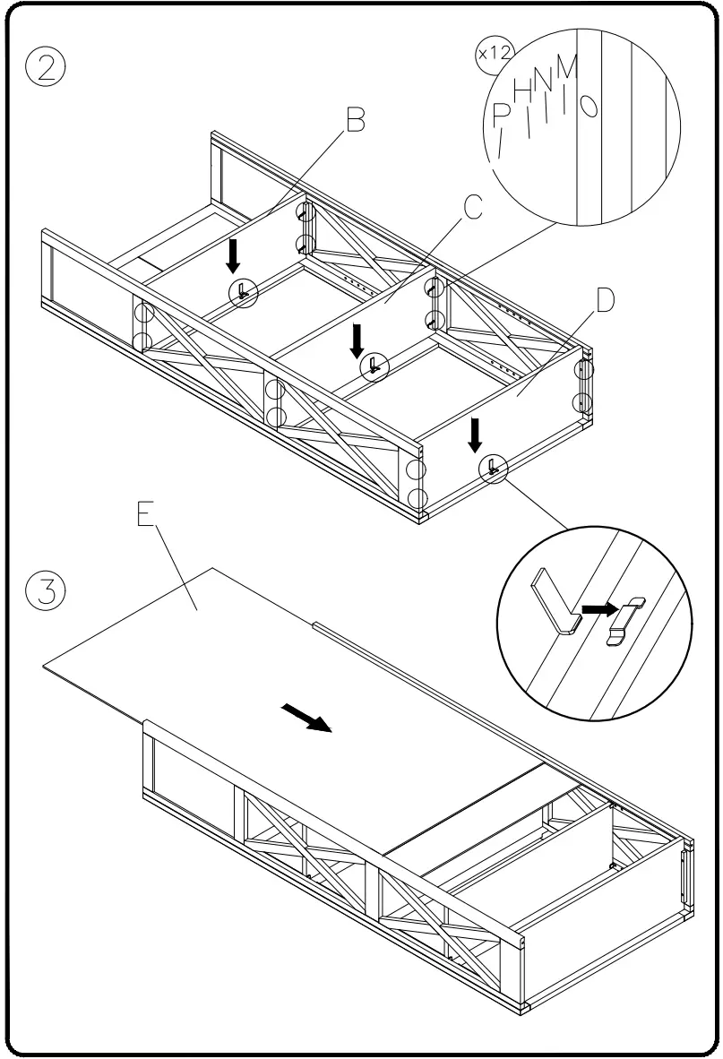 ASHLEY H64717 Bolanburg 75 Inch Bookcase - Figure 3