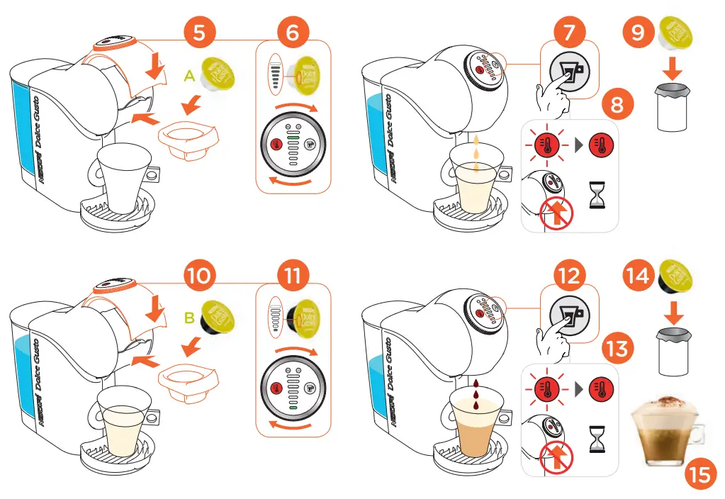 KRUPS KP240B10 Nescafe Dolce Gusto Genio S Espresso Machine - Figure 4