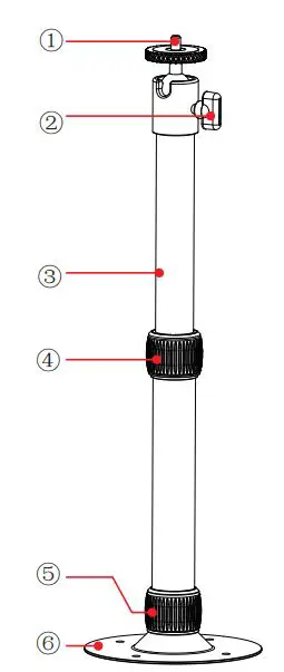 NEBULA D0724 Projector Stand User Guide - Product Overview