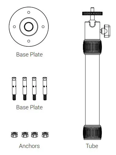NEBULA D0724 Projector Stand User Guide - What is Included