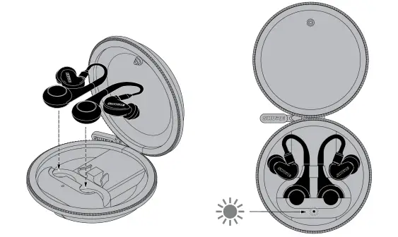 Charging the adapters 1