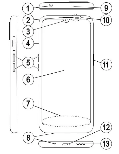 Doro 8100 Smartphone - PHONE OVERVIEW