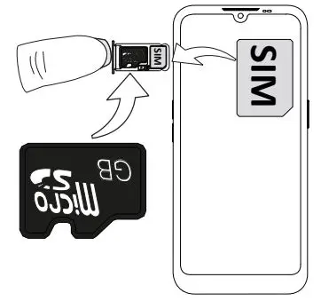 Doro 8100 Smartphone - Use your fingernail or other similar