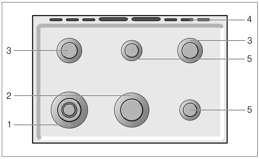 BOSCH HSB738357A Free Standing Cooker - FIG4