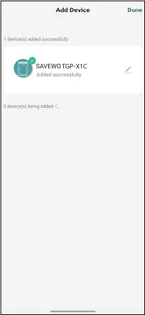 SAVEWO TGP-X1C - App Connection 10