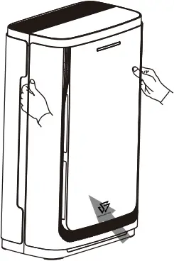 SAVEWO TGP-X1C - Replacement steps of Filter 4