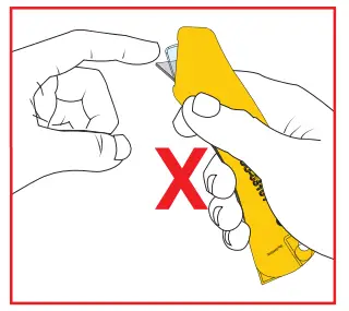 CrewSafe XSCU 03101 Safety Utility Knife - fig7