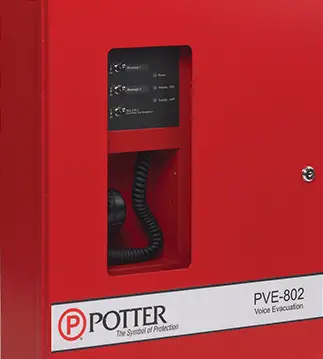 POTTER PVC-MP-DP Voice Evacuation Accessories