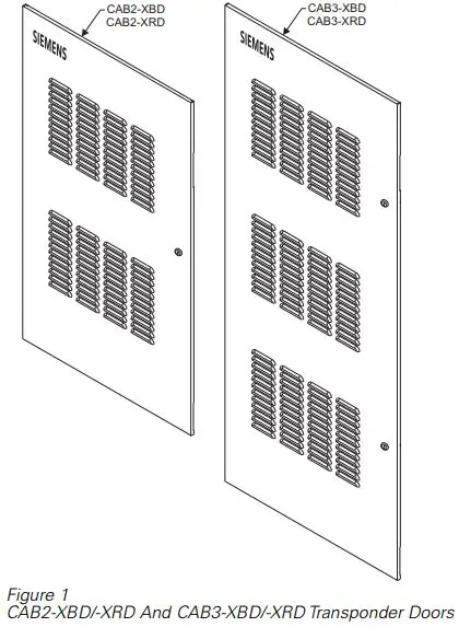 SIEMENS CAB2, CAB3 Series Medium and Large Transponder Doors-fig2
