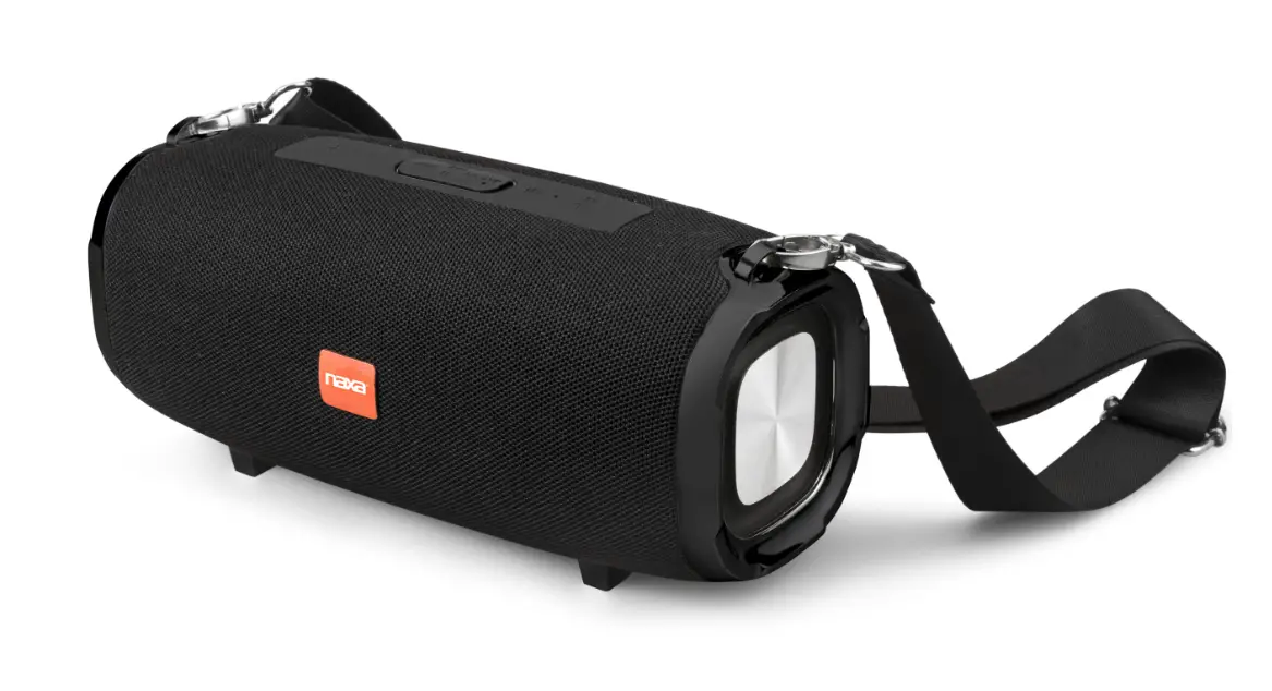 Naxa Kts-806 Portable Bluetooth Speaker With Led Lighting And Carrying Strap Instruction Manual
