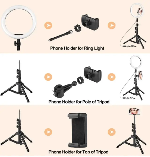 Rovtop-RVA2-YSX798US01-10-inch-Ring-Light-with-Stand-Tripod-fig-1