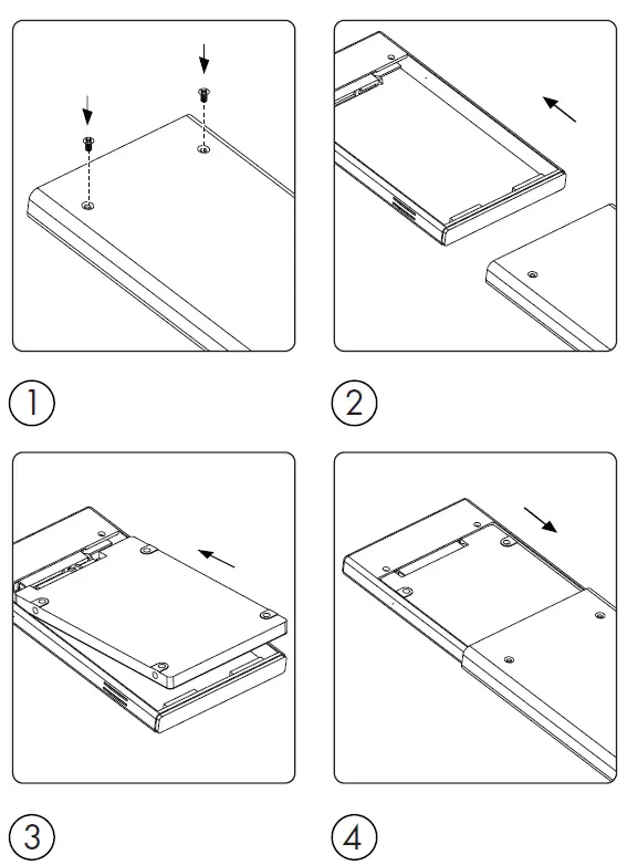 GRAUGEAR G-2501-AC-10G USB Type-C Enclosure for 2.5 Inch HDD-SSD 2