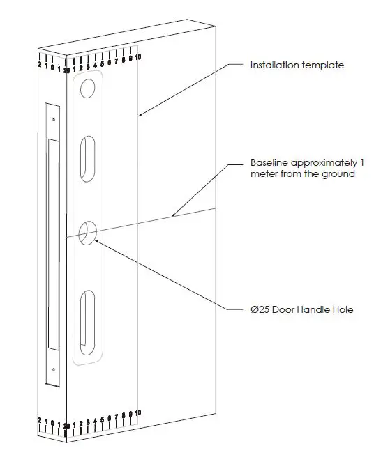 LOCKLY-GUARD-ATHENA-228SL-Slide-Edition-Door-Lock-Installation-Guide-fig-1