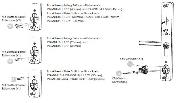 LOCKLY-GUARD-ATHENA-228SL-Slide-Edition-Door-Lock-Installation-Guide-fig-11