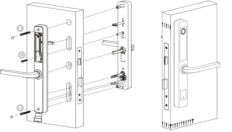 LOCKLY-GUARD-ATHENA-228SL-Slide-Edition-Door-Lock-Installation-Guide-fig-18