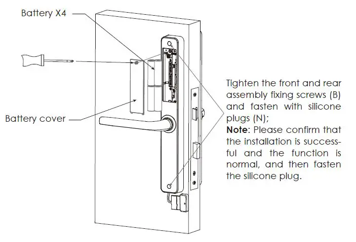 LOCKLY-GUARD-ATHENA-228SL-Slide-Edition-Door-Lock-Installation-Guide-fig-27