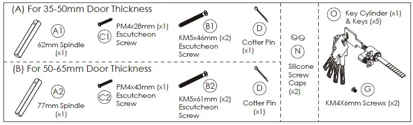 LOCKLY-GUARD-ATHENA-228SL-Slide-Edition-Door-Lock-Installation-Guide-fig-31