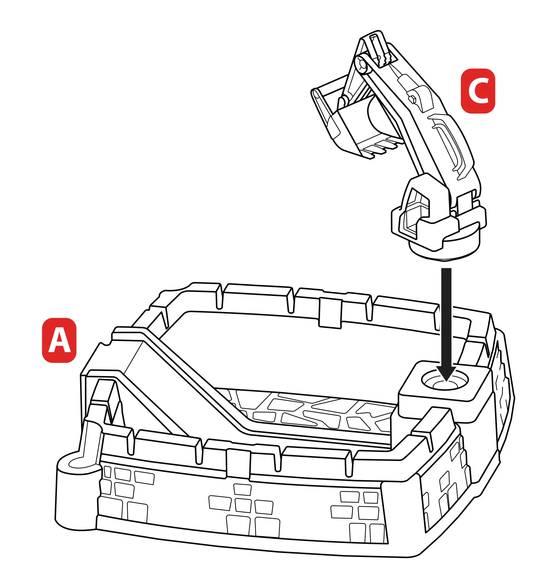 little tikes 32857065 Dirt Digger Sandbox - Let’s start...Diggin