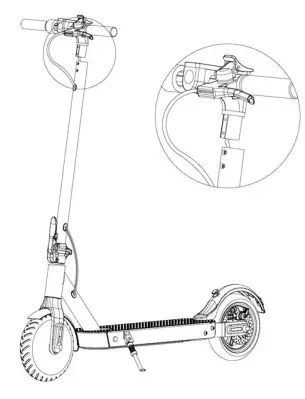 SENCOR Scooter TWO LONG RANGE 2021- control panel