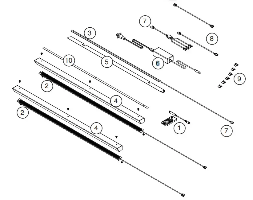 RH-PETERSON REAL FYRE Display LED Light Kit RFDL-08 -figure 1