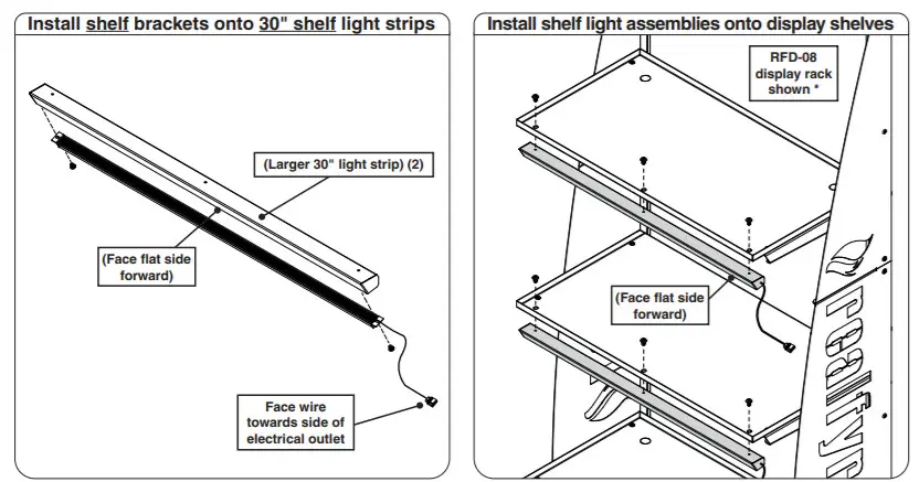 RH-PETERSON REAL FYRE Display LED Light Kit RFDL-08 -figure 7