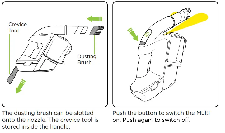 Bissell 19851 Multi Auto Vacuum - Operation