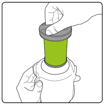 Removing and Cleaning the Filter 1