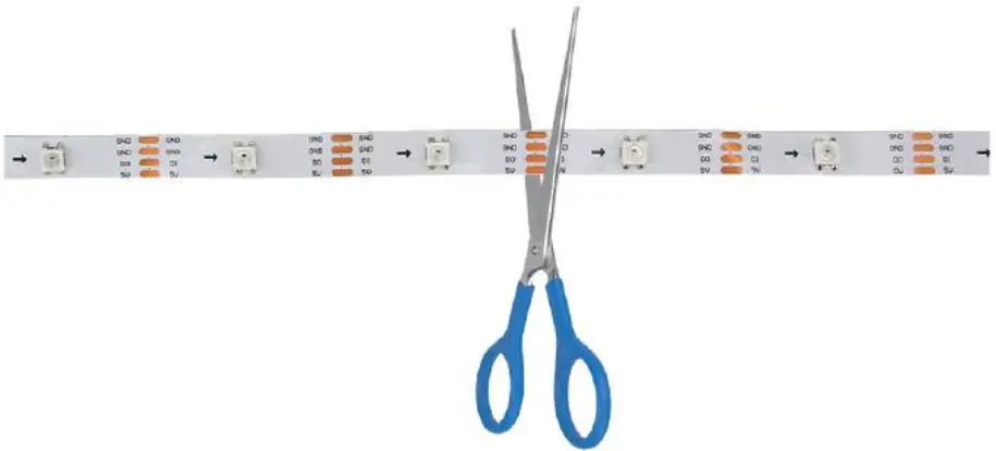Worldsemi WS2812 LED Strip Light With Remote - led strip lights