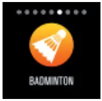 Badminton menu