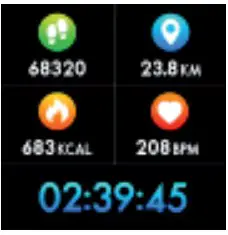 Sport mode Interface