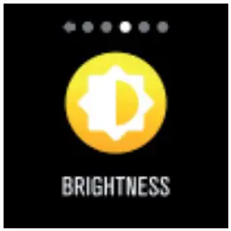 Brightness adjustment Interface
