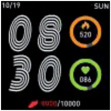 Watch faces Interface