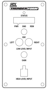 MTX Audio JWTJ97C20A TN Jeep Wrangler Vehicle Specific Subwoofer Enclosure - Plug powe