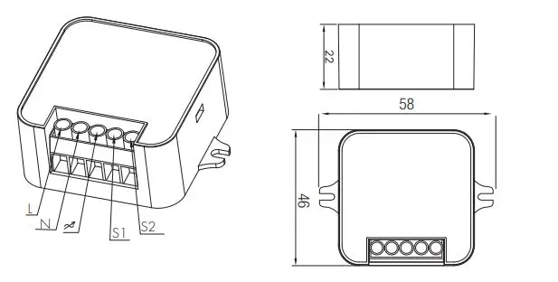 HYTRONIK Bluetooth Receiver Node - 150VA Trailing Edge Version HBTD8200T-F fig2