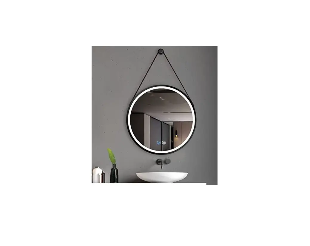 Getpro M2424b 24 Inch Round Led Vanity Mirror Wall Hanging Mirror Installation Guide