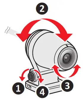Mio MiVue M760D N594 DVR Driving Recorder- LENS