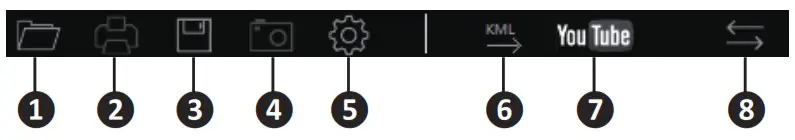 Mio MiVue M760D N594 DVR Driving Recorder- tool bar