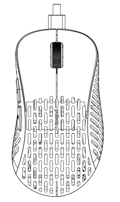 pulsar PAW3370 Xlite Wireless Gaming Mouse