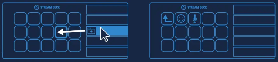 CORSAIR 20GAA9902 Stream Deck - onto a key