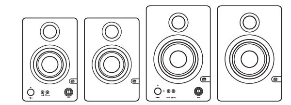 PreSonus Eris -series E3.5 High-Definition Media Reference Monitors FIG 1