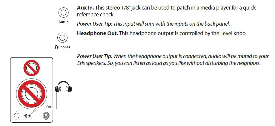PreSonus Eris -series E3.5 High-Definition Media Reference Monitors FIG 11