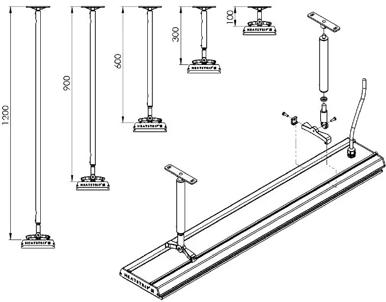 HEATSTRIP THE2400RA Elegance with Remote and App control-20