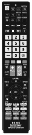 PIL1044 Universal Sharp TV Remote Control Product