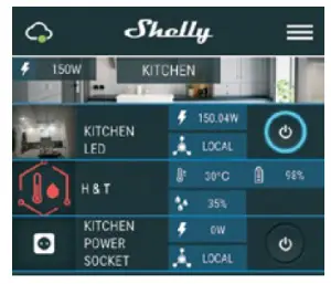 a blue and white text