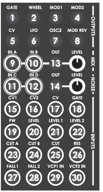 dreadbox Nyx V2 Analog Synthesizer 17