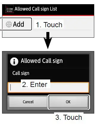 ICOM RS-MS3A Terminal Mode Access Point Mode Application fig 8