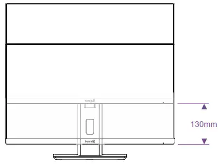 terra B07S1K1XHR 2463W PV 23.8 Inch LED TV- Lift Range