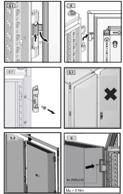 RITTAL 3201800 Climate Control Door Cooling Module- Installation 2