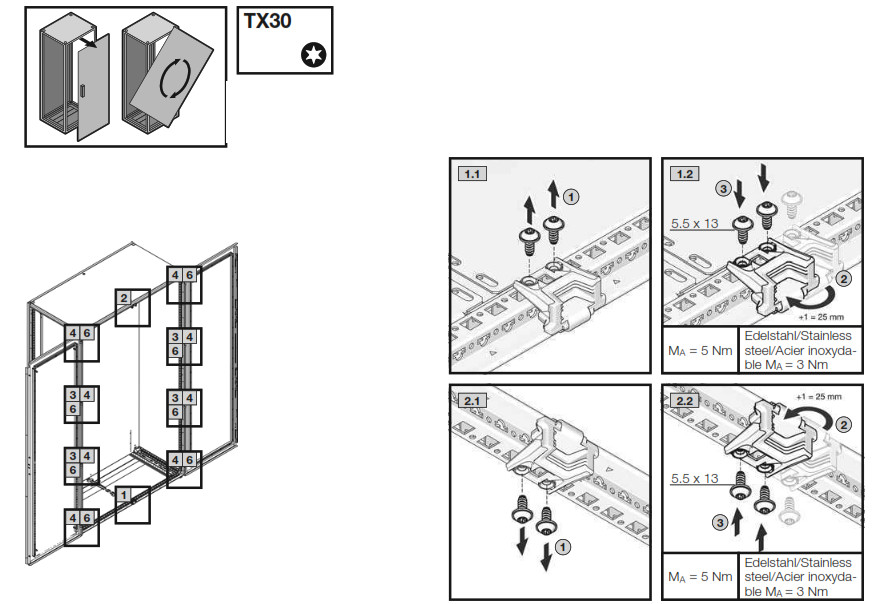 RITTAL 3201800 Climate Control Door Cooling Module- Installation