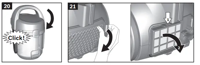 BOSCH BGS05A220 Bagless Vacuum Cleaner FIG 13